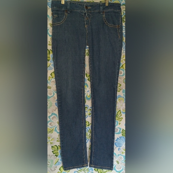 PINK AVE Sz 9 Straight Leg Women's blue jeans - Picture 2 of 6